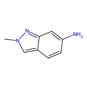 2-甲基-2H-吲唑-6-胺 structure