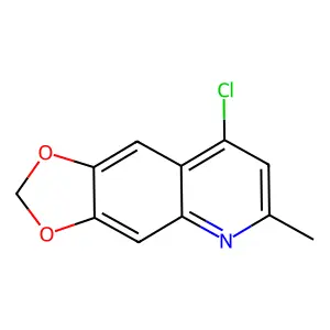 8-Chloro-6-methyl-[1,3]dioxolo[4,5-g]quinoline structure