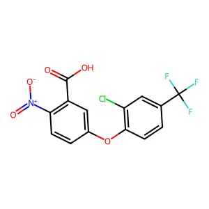 三氟羧草醚 structure