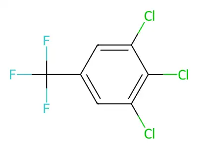 1,2,3-Trichloro-5-(trifluoromethyl)benzene structure