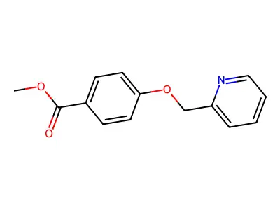 Methyl 4-(pyridin-2-ylmethoxy)benzoate structure