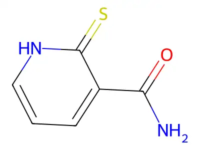 2-Mercaptonicotinamide structure