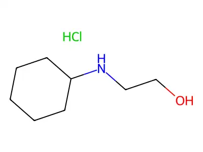 2-(Cyclohexylamino)ethanol hydrochloride structure