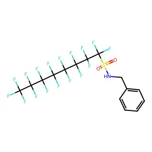 N-苄基十七氟辛烷-1-磺酰胺 structure