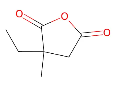 2-Ethyl-2-methylsuccinic anhydride structure