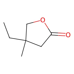 β-乙基-β-甲基-γ-丁内酯 structure