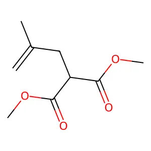 Propanedioic acid, (2-methyl-2-propenyl)-, dimethyl ester structure