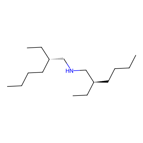 (2S)-2-ethyl-N-[(2R)-2-ethylhexyl]hexan-1-amine structure