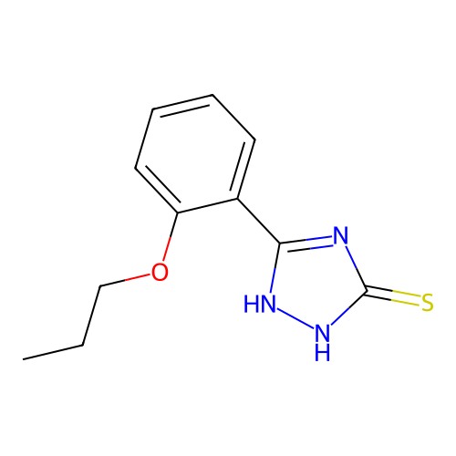5-(2-propoxyphenyl)-4H-1,2,4-triazole-3-thiol structure