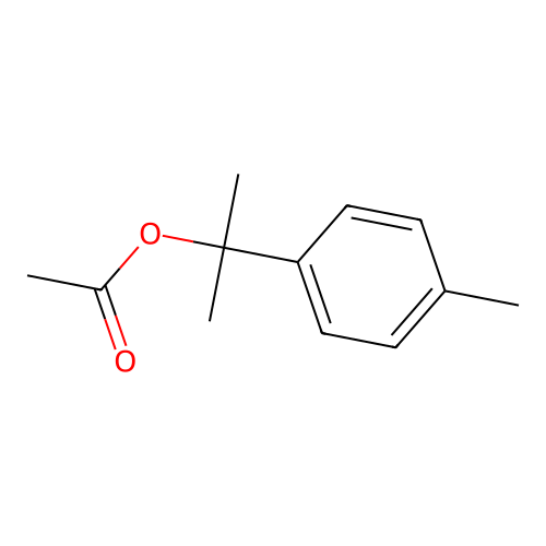 p-Cymen-8-ol, acetate structure