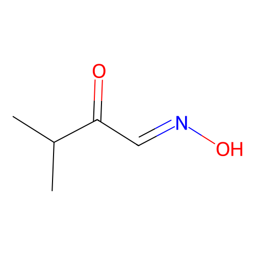 1-Hydroxyimino-3-methylbutan-2-one structure