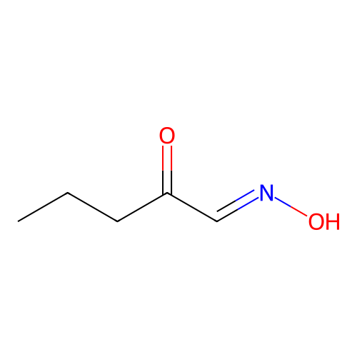 1-Hydroxyiminopentan-2-one structure