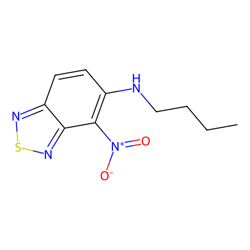 5-(Butylamino)-4-nitro-2,1,3-benzothiadiazole structure