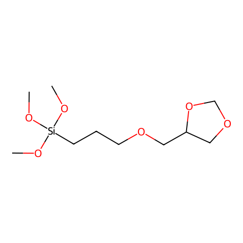 [3-(1,3-Dioxolan-4-ylmethoxy)propyl]trimethoxysilane structure