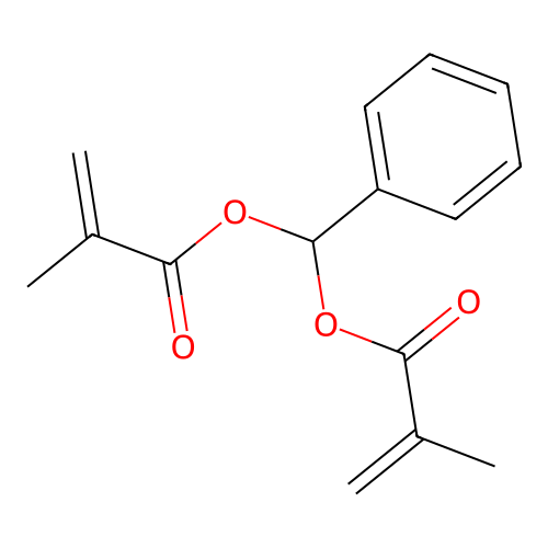Benzylidene bismethacrylate structure
