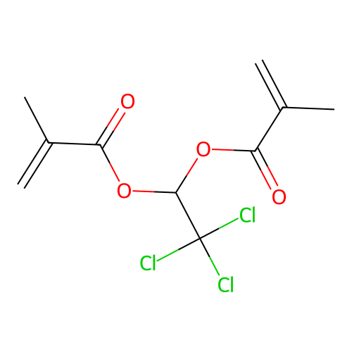 2,2,2-Trichloroethylidene dimethacrylate structure