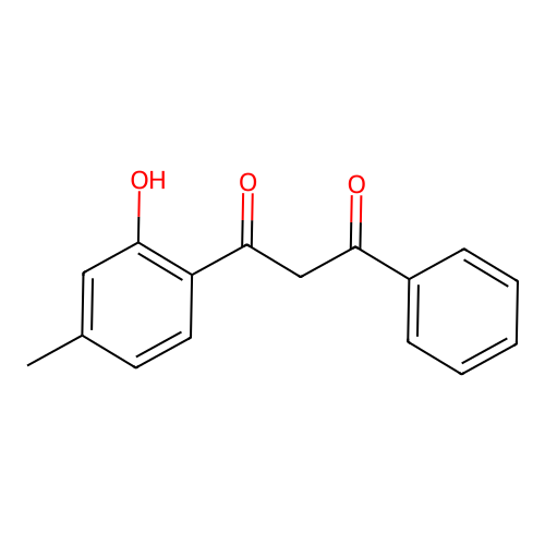 1-(2-Hydroxy-4-methylphenyl)-3-phenylpropane-1,3-dione structure