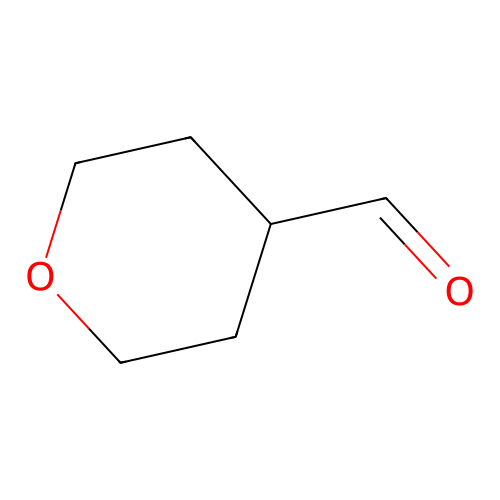 Tetrahydro-2H-pyran-4-carboxaldehyde structure