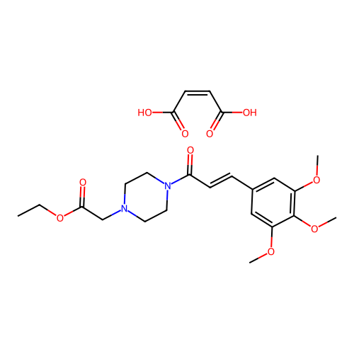 Cinepazet Maleate structure