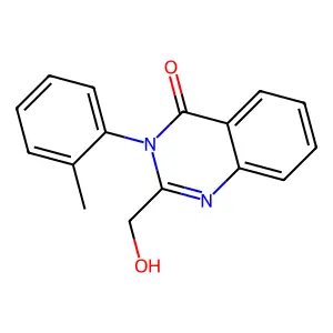 Hydroxymethyl-methaqualon structure