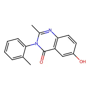 6-Hydroxymethaqualone structure