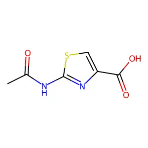 2-Acetamido-1,3-thiazole-4-carboxylic acid structure