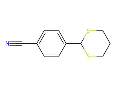 4-(1,3-Dithian-2-yl)benzonitrile structure