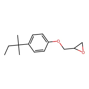 2-[[4-(2-Methylbutan-2-yl)phenoxy]methyl]oxirane structure