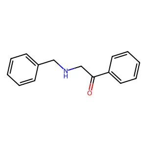 2-(Benzylamino)-1-phenylethanone structure