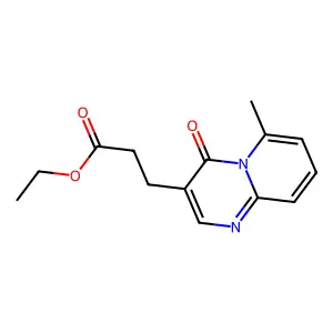 4H-Pyrido[1,2-a]pyrimidine-3-propanoic acid, 6-methyl-4-oxo-, ethyl ester structure