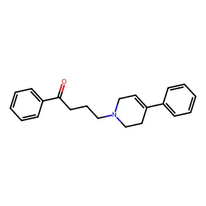 1-Butanone, 4-(3,6-dihydro-4-phenyl-1(2H)-pyridinyl)-1-phenyl- structure