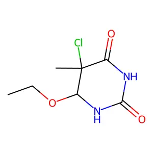 5-Chloro-6-ethoxy-5-methyldihydro-2,4(1H,3H)-pyrimidinedione structure