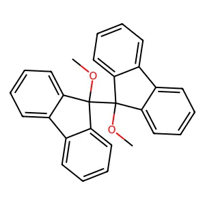 9,9'-Bi-9H-fluorene, 9,9'-dimethoxy- structure