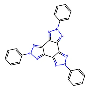2,5,8-Triphenyl benzotristriazole structure