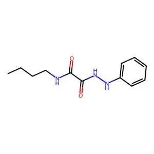 N-丁基-2-氧代-2-(2-苯基肼基)乙酰胺 structure