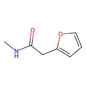 2-呋喃乙酰胺-N-甲基 structure
