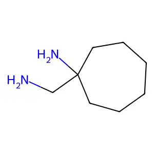 1-氨基环庚烷甲胺 structure