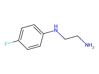N-(4-Fluorophenyl)ethylenediamine structure