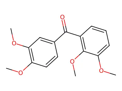 2,3,3',4'-Tetramethoxybenzophenone structure
