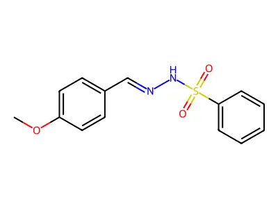 4-甲氧基苯甲醛苯磺酰腙 structure