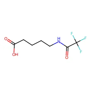 5-((2,2,2-Trifluoroacetyl)amino)pentanoic acid structure