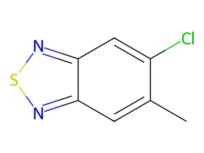5-Chloro-6-methyl-2,1,3-benzothiadiazole structure