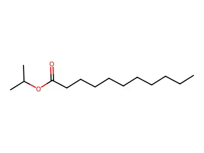 Isopropyl undecanoate structure