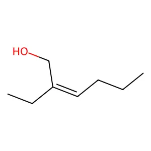 2-Ethyl-2-hexenol structure