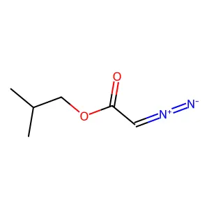 2-Methylpropyl diazoacetate structure