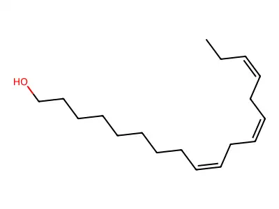9,12,15-Octadecatrien-1-ol structure