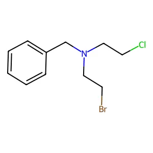 N-苄基-N-(2-溴乙基)-2-氯乙胺 structure