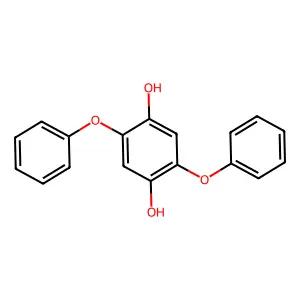 2,5-Diphenoxybenzene-1,4-diol structure
