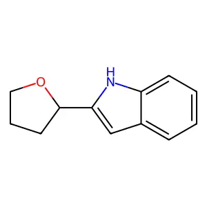 1H-Indole, 2-(tetrahydro-2-furanyl)- structure