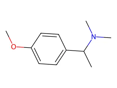 1-(4-甲氧基苯基)-N,N-二甲基乙胺 structure